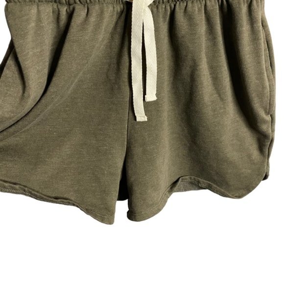 Far West Women's Green Sleeveless Button-Down Romper - Picture 4 of 9